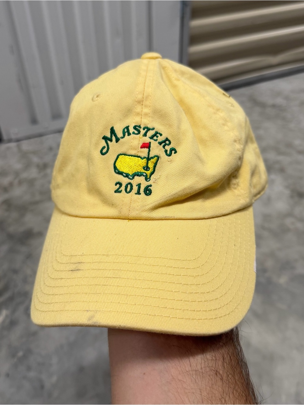 Masters Hat American Needle Adjustable Yellow Cap 2016 Golf Ladies Fit